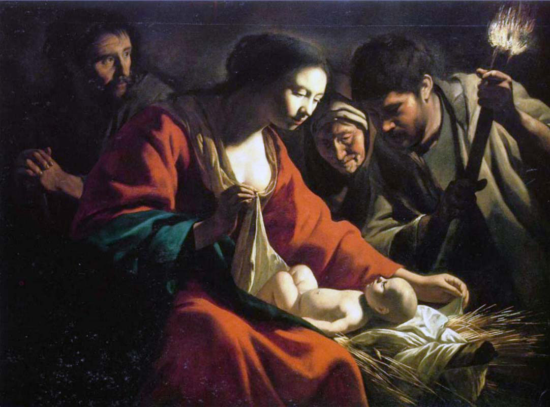 nativity with the torch